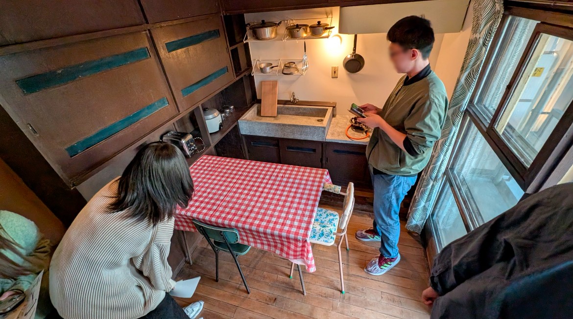 蓮根団地の復元模型